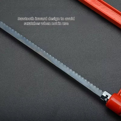 5 saw blades 6inch Mini Saw Metal Saw Blade, Small Hand Saw, Steel Saw Frame, Household DIY Woodworking Tool CHILDREN'S Hand Saw