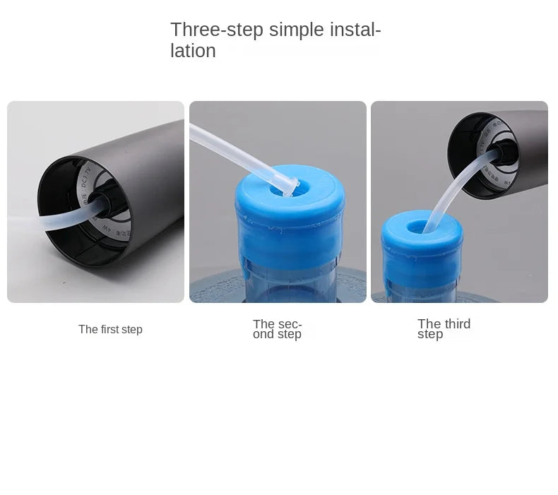 Automatic Water Press Household Barreled Water Electric Water Pump USB Rechargeable Mineral Water Pump Portable Water Dispenser