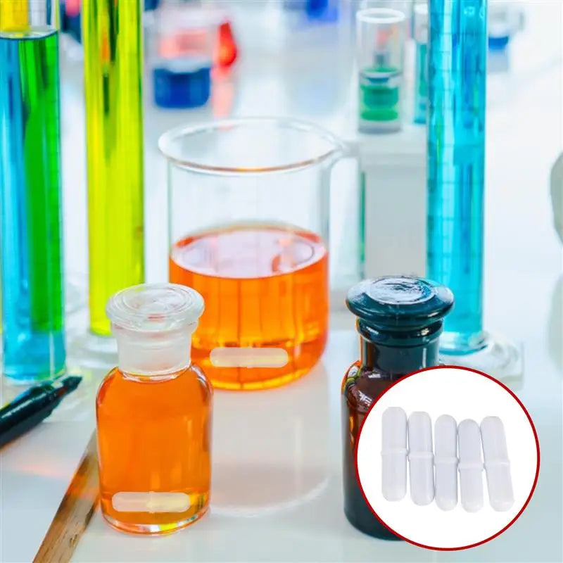 5pcs Stirrer- Mixer Stir Bars Stirring Bars Stir Rod Bars Stirrer for Laboratory PTFE Chemical Stirring