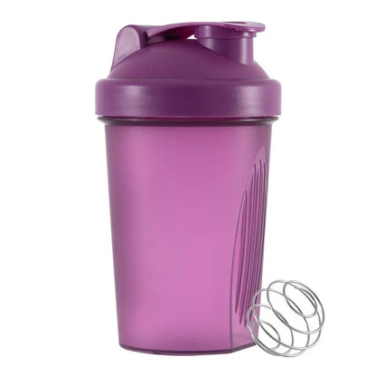 Sports water cup with Shaker Balls Leak Proof Drink Shaker Bottle Whey Protein Powder Mixing Bottle Fitness Gym Shaker Drink Cup
