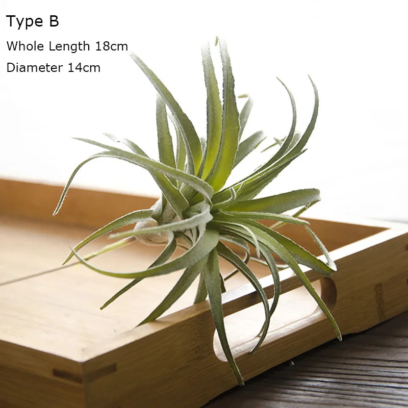 Luxury Air grass series big fake plants plastic wall hanging garden decoration plantas artificiales farmhouse home décor
