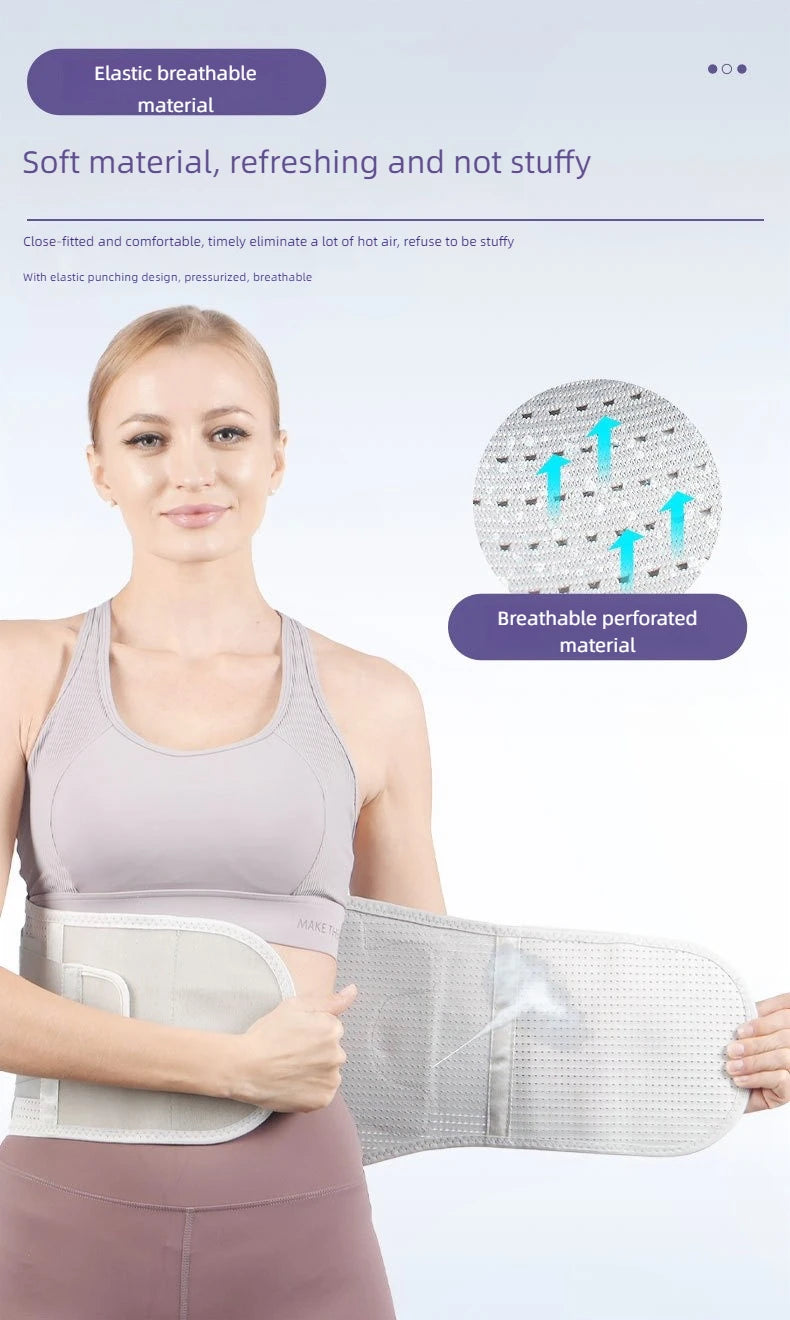 Back Brace for Lower Back Pain Relief - Breathable Back Brace Support Belt , Lower Back Brace for Herniated Disc, Sciatica