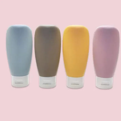 17pcs/4pcs Travel Bottle Set Leak-Proof Container Portable Refillable Toiletries Shampoo Conditioner Lotion Liquid Empty Bottles