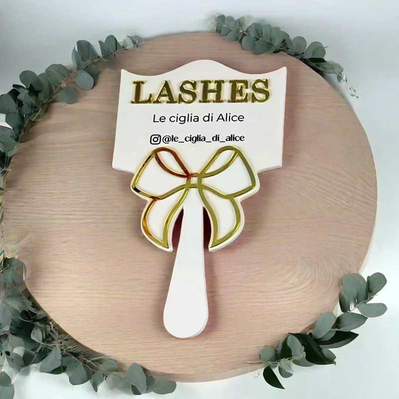 Lash Artist Social Media Face Prop  Personalised  Aesthetics Sign  Lash Sign  Salon Decor