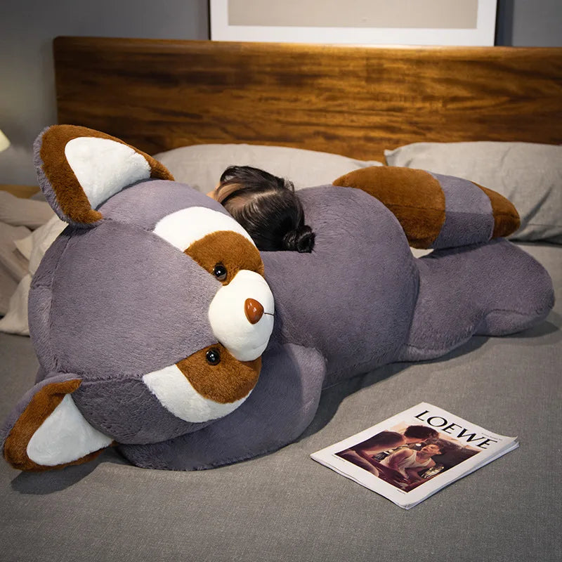 Plush Raccoon Doll Toy Appease Toys Adorable Bedroom Decor Red Panda Plush Toy Christmas Gift