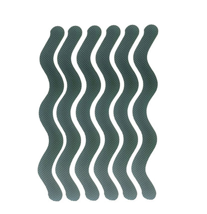 6Pcs S Shaped Anti Slip Strips Waterproof Safety Strips Shower Stickers Self-Adhesive Non Slip Tape For Bathtub Stairs Floor