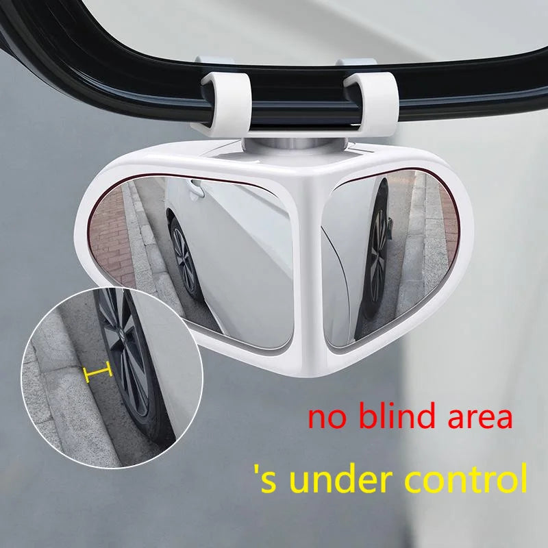 The car rearview mirror is adjustable at 360 degrees, avoiding blind spots in the field of view. Better safe driving and ensure