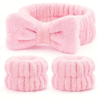 20pcs/ Pink facial cleansing tool set, a professional facial cleansing and care tool set, suitable for normal skin type