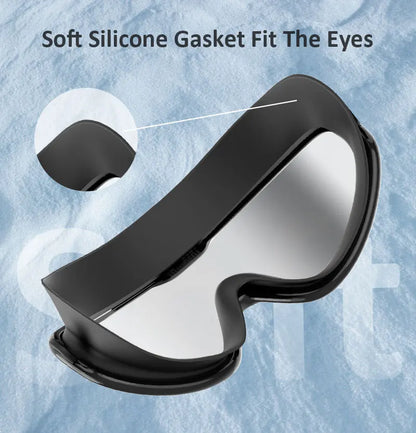 Large Frame Swimming Goggles Anti Fog Waterpoof Swimming Goggles for Men Women Swimming Pool Beach Silicone Swimming Goggles