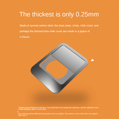 2Pcs Ultra Thin WebCam Cover Shutter Slider Camera Lens Cover Laptop Privacy Lens Cover for Macbook Laptops