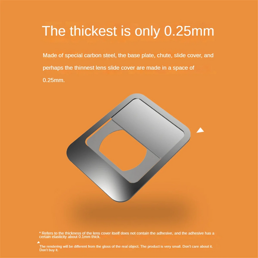 2Pcs Ultra Thin WebCam Cover Shutter Slider Camera Lens Cover Laptop Privacy Lens Cover for Macbook Laptops