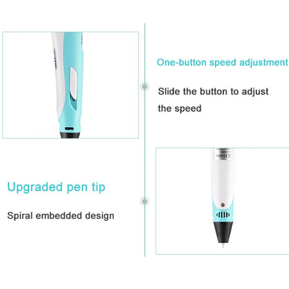 3D Printing Pen Diy Drawing Pens with Lcd Screen Pla Printing 1.75Mm Filament Birthday Christmas Toys Gifts for Kids