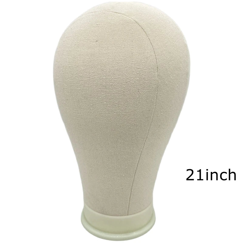 Canvas Block Head Training Mannequin wig Head Display Styling Mannequin Manikin Head Wig Stand wig head Stand