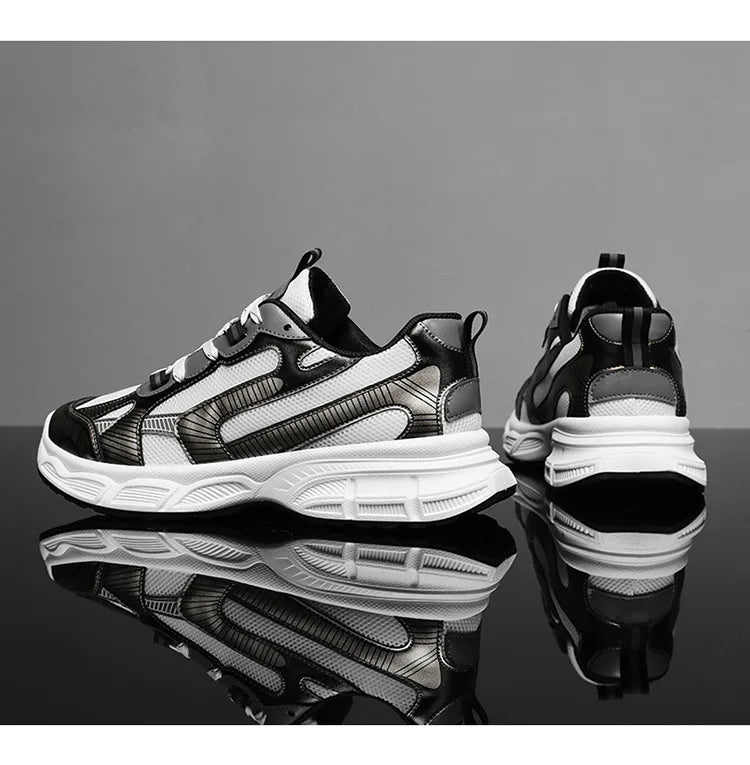 Sneakers Women Trends  Platform Shoes Lightweight Outdoor Sports Shoes Breathable Running Shoes Lace Up Casual