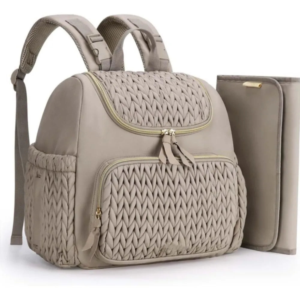 New Large Capacity Mommy Bag Lightweight Fashion Baby Diapers Organizer Diaper Bag Women