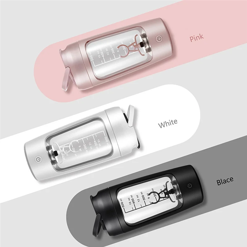 AA81-Electric Protein Shaker Bottle Portable 1200Mah Rechargeable Blender Cup Automatic Self Stirring Mug Mixing Cups