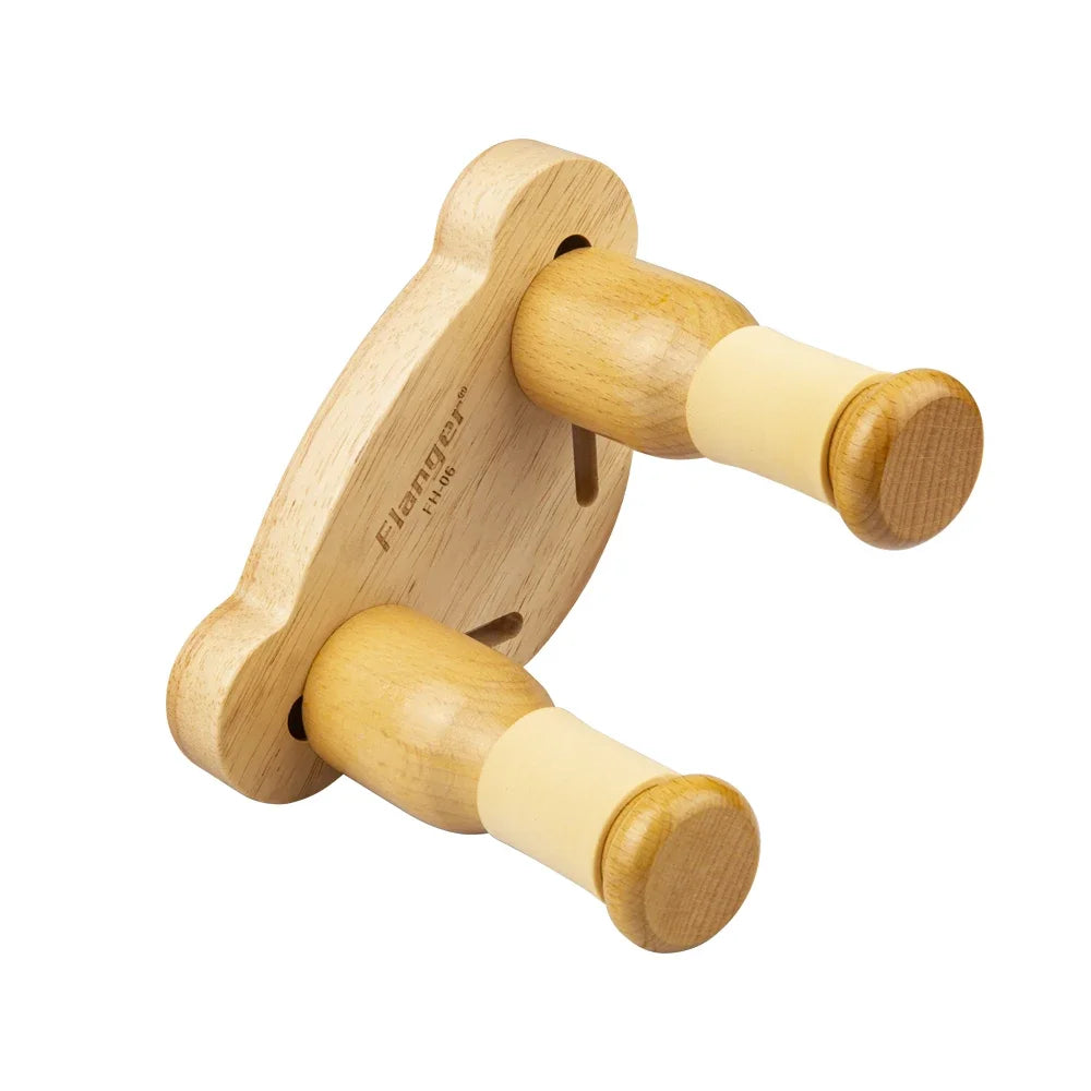 Guitar Hooks Adjustable Violin Hanger Non-scratch Wall Easy To Install HooksStrong Wood-colored Strings Instrument Accessories