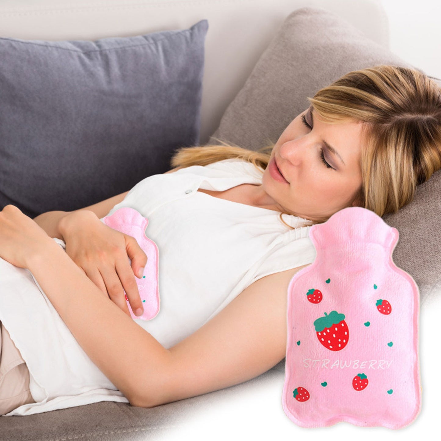 Top Selling Water-filled Hot Water Bottle Portable Water Hot Water Bottle Small Hot Water Bag Household Merchandises