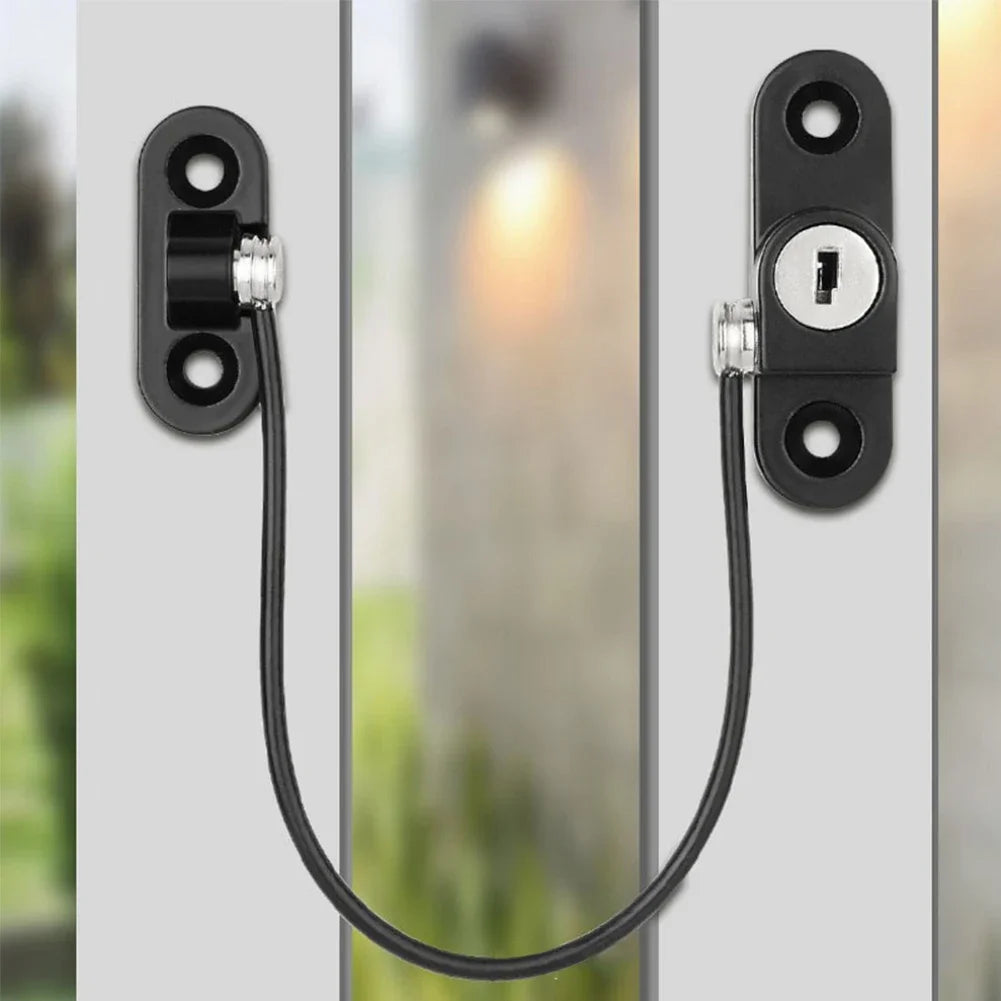 Children Baby Safety Lock Window Door Lock Key Home Security Cabinet Refrigerator Opening Cable Baby Care Kids Safety Lock Latch