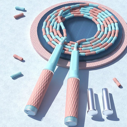 djustable Bamboo Jump Rope Tangle Free Design With Soft Beads For Kids School Sports Home Cardio Training Equipment