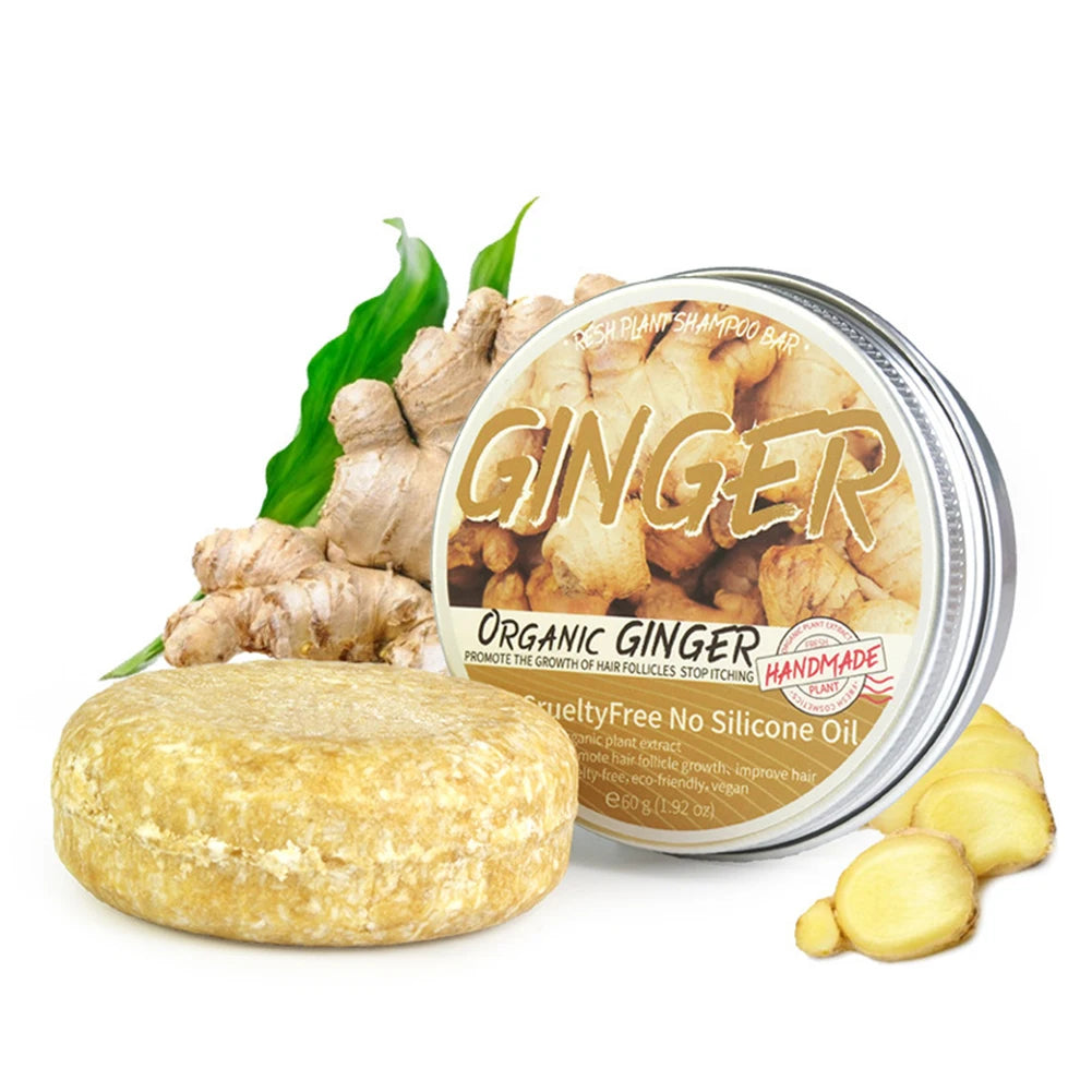 12 Colors 55g Handmade Hair Shampoo Soap Cold Processed Cinnamon Ginger Shampoo Bar 100% Pure Hair Shampoos Hair Care Tool