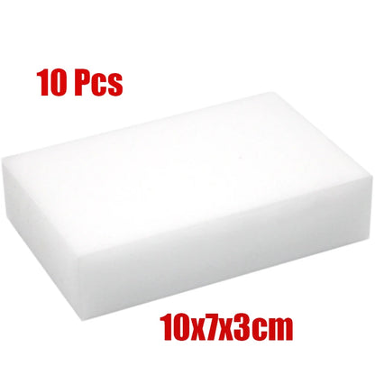 10 Pcs Melamine Magic Sponge  Eraser Remove Stains for Car Detailling Cleaning Sponge Kitchen Office Bathroom Cleaning Tools