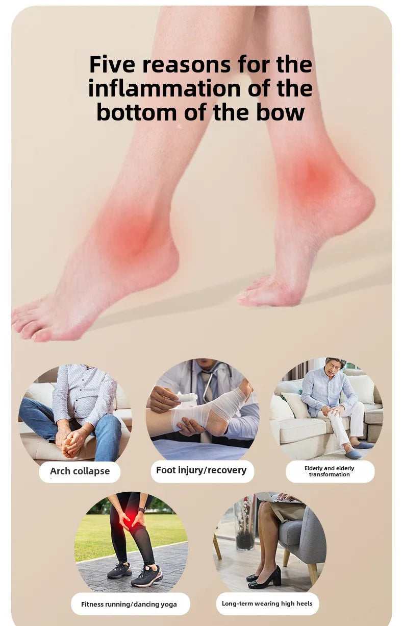 Foot Fascia Roller Massage Device Yoga Muscle Relaxer