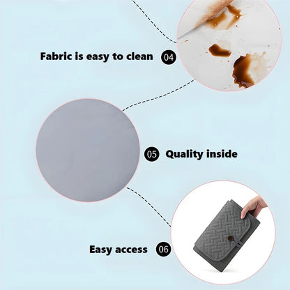 Portable Diaper Pads | Lightweight Waterproof Ramie Pads for Baby Travel & Home Use