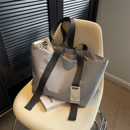 Oversized Tote Bags For Women 2023 Designer Luxury Shoulder Bag Quality Oxford Fabric Multi Pockets Large Capacity Shopper Totes