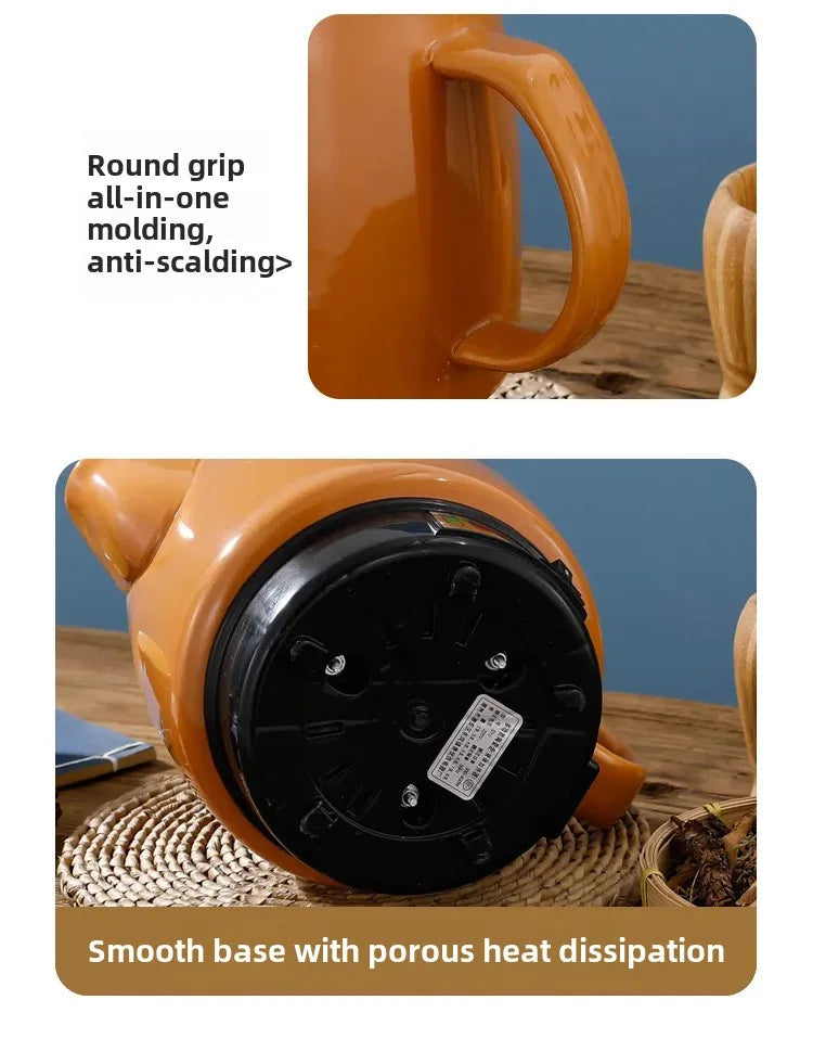 Shanyoujia Ceramic One-Piece Electrochemical Health Pot Automatic Boiling Medicine Pot Insulated Electric Heating Pharmacy Pot