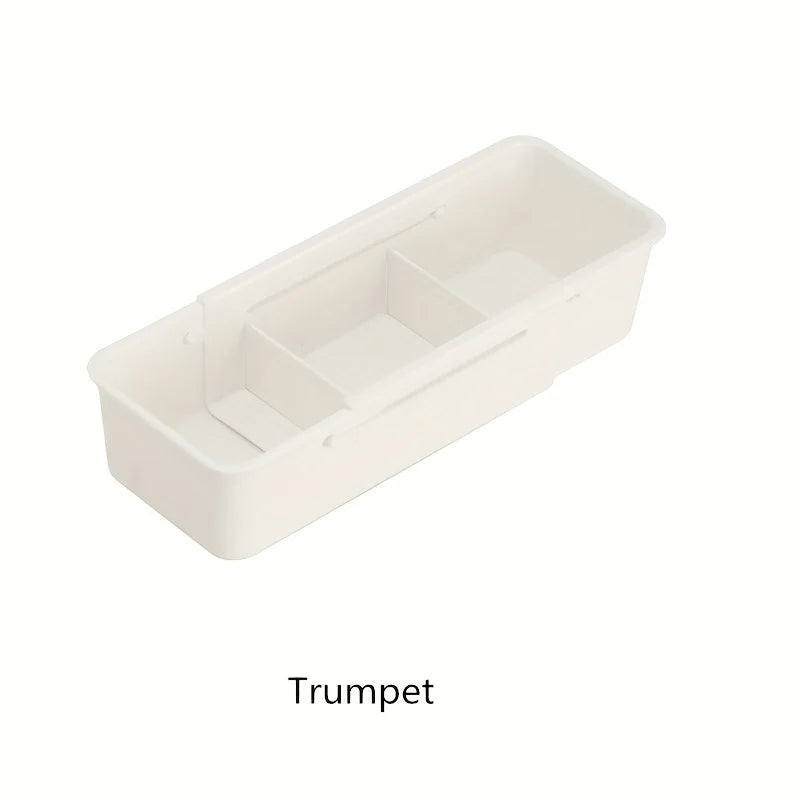 Drawer Organizer Box Home Organization Retractable Sorting Storage Box Kitchen Tableware Divider Box Stationery Supplies Storage