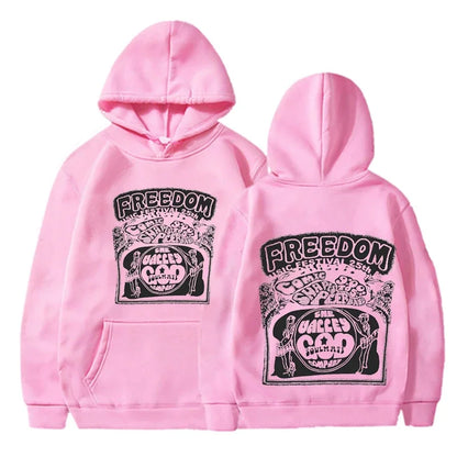 Classic Freedom Hoodies  Apparel  Camisa  Sweatshirt Customized  Hoodied Pullover  Hoodie Harajuku