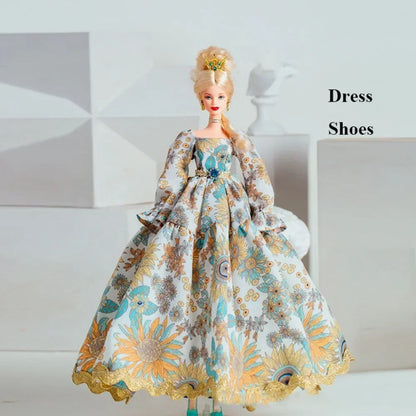 Elegant Doll Party Clothes High Quality Fashion 10 Styles Plush Coat Casual Wears Doll Dresses 11.5