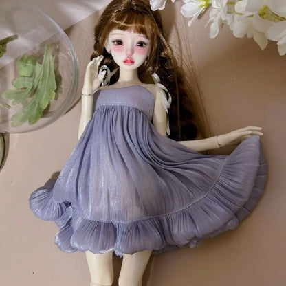 Casual Wears Doll Elegant Dresses Photo Props DIY Accessories Doll Handmade Clothes 1/6 BJD Pearlescent Doll Princess Clothes