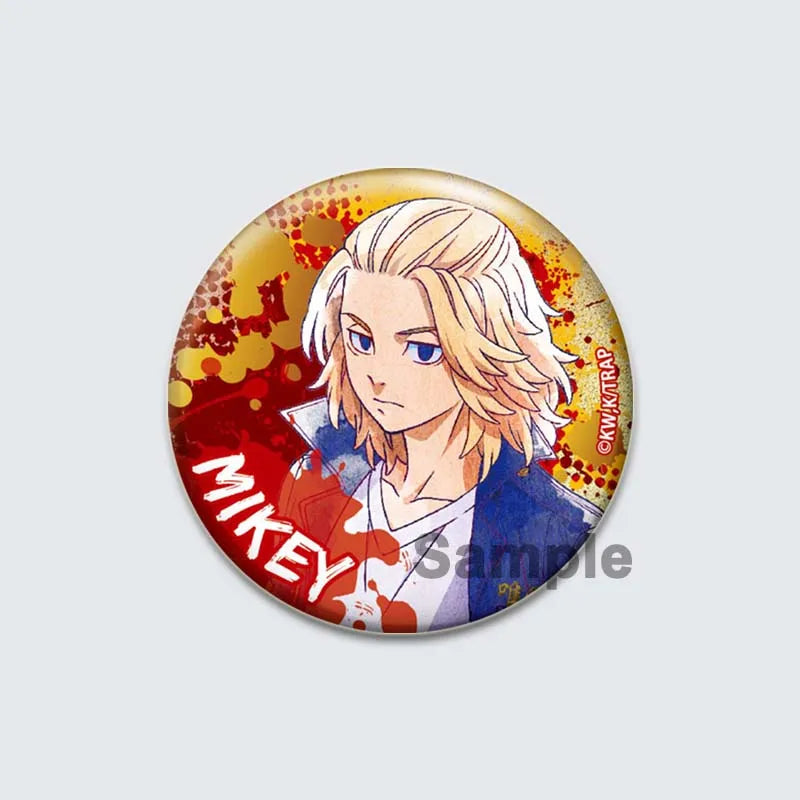 Fashion Accessories Anime Tokyo Revengers Brooches Backpack Clothes Accessories Decor Lapel Pin Badge for Fan's Collection Gifts