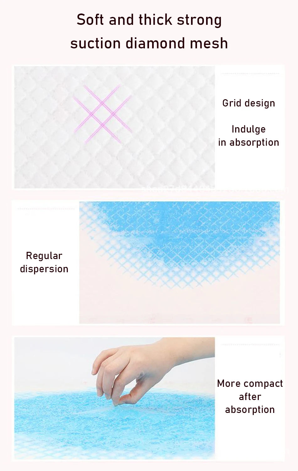 100/50/40/20PCS Absorbent Dogs Diapers Disposable Puppy Training Pee Pads Dry Clean Cushion Dog Supplies pañales para perros