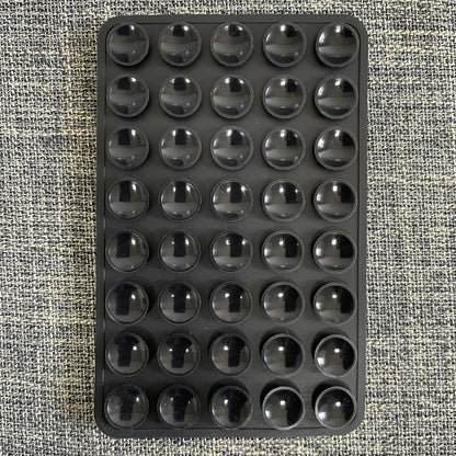 Double-Sided Suction Cup Phone Mount, Silicone Suction Phone Stand Phone Case Adhesive Sticky Phone Grip Hands-Free Phone Grip