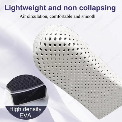 Height Increase Half Shoe Insoles Heel Insert Sport Cushion EVA Memory Foam Heel Lifting 2/3/4/5CM Taller Invisible Heighten Pad