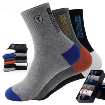 5 pairs of men's sports socks for summer casual  sweat absorbing  comfortable  lightweight  breathable basketball