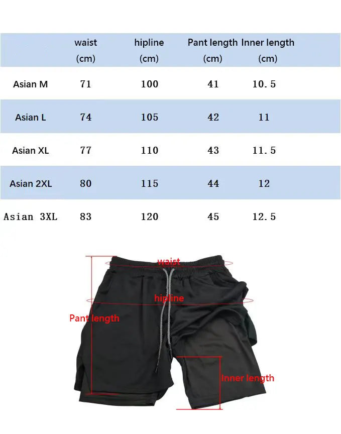 Anime Cross Men's Sports Shorts Breathable Sports Shorts Summer Sports Fitness Running Shorts