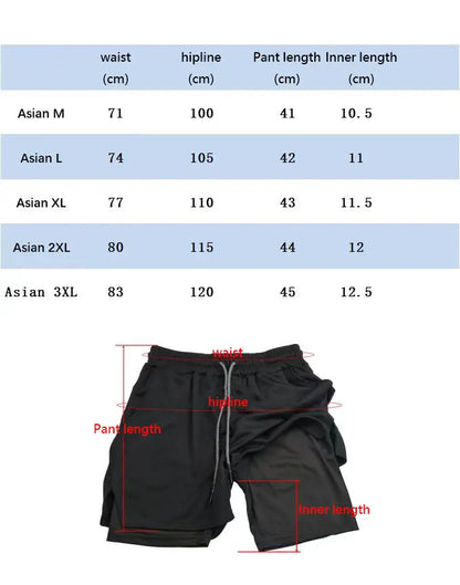 Anime Cross Men's Sports Shorts Breathable Sports Shorts Summer Sports Fitness Running Shorts