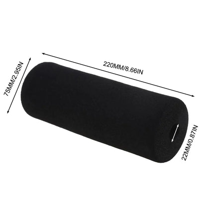 1pc Ab Training Foam Roller Exercise Gym Equipment Roller Pad Sponge Cover Sit-up Board Hook Foot Foam Fitness Pad Replacement