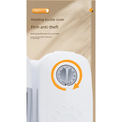 Pet Bowl Smart Timed Cat Feeder Quantitative Wet and Dry Food Single Meal Separation Home Use Automatic Feeding for Dogs & Cats