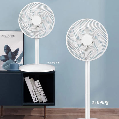 Singfun electric fan 18 Fans Wings Low Noise Strong Air Volume Reclining Desktop Two-Piece Fan