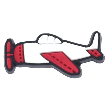Airplane Shoe Charms for Crocs Accessories Charms Clogs Bubble Slides Shoe DIY Decoration Kids Party Gifts