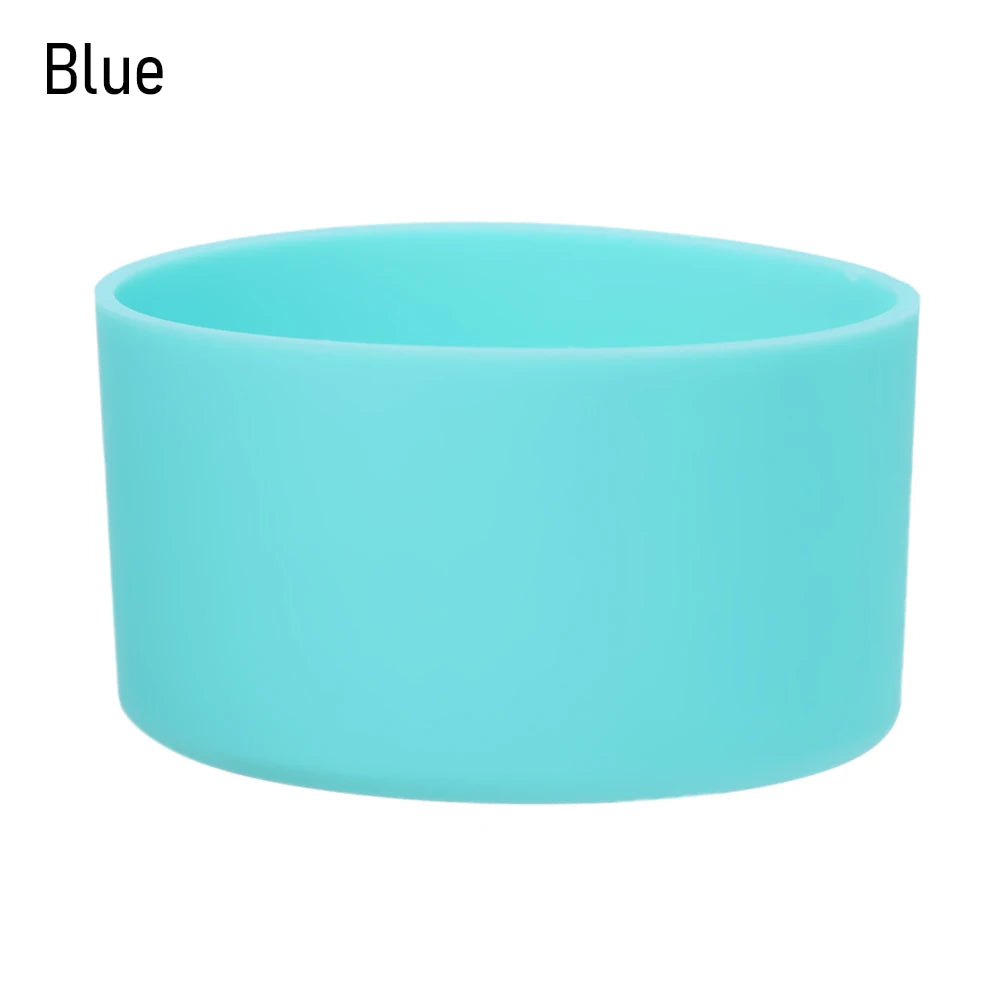 Slip-proof Bottle Silicone Boots Sleeves For 12OZ 18OZ 21OZ 24OZ Hydro Flask Water Bottle Cup Lid For Outdoor Camping Hiking