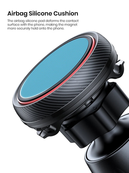 TOPK Magnetic Car Phone Mount in Car Phone Holder Air Vent Magnetic, 6 N52 Magnets Universal Mobile Phone Holders for iPhone 15