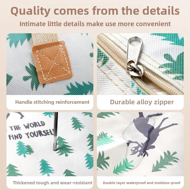 Large Capacity Multifunction Organizer Tote Bag for Clothes And Blankets Toy Storage Home Organization