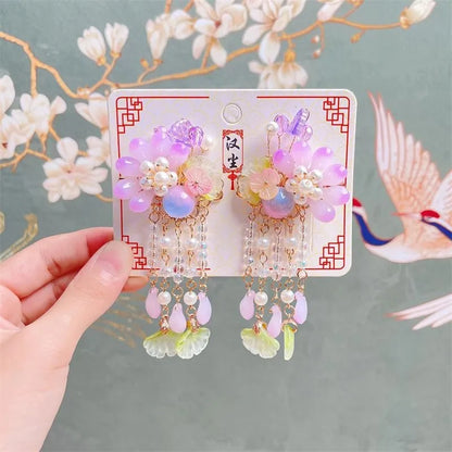 Children's Accessories Hanfu Headwear Chinese Style Hair Accessories Girls' Hair Clips Accessories Pair Clips