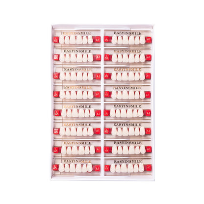 16/12 Sets/ Box Dental Teeth Anterior Posterior Polymer Denture acrylic Tooth A2 A3 2 Layers Dentistry Materials Education Model